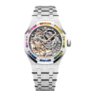 Audemars Piguet 15468BC.YG.1259BC.01 Royal Oak Frosted Gold Double Balance Wheel Openworked