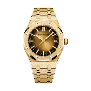 Audemars Piguet 15550BA.GG.1356BA.01 Royal Oak Yellow Dial Yellow Gold Bracelet