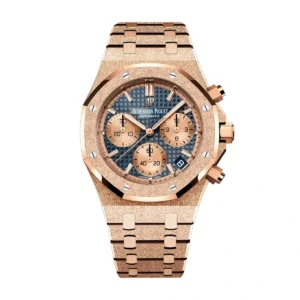 Audemars Piguet 26239OR.GG.1224OR.01 Royal Oak Froster Gold Selfwinding Chronograph Watch