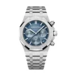 Audemars Piguet 26240BC.GG.1324BC.02 Royal Oak Blue Dial White Gold Bracelet Watch
