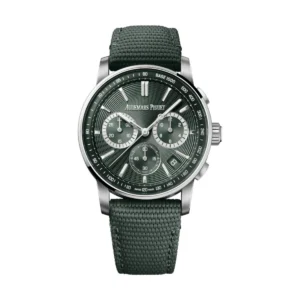 Audemars Piguet 26393ST.OO.A056KB.01 Code 11.59 Green Dial Green Rubber Strap Watch
