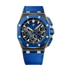 Audemars Piguet 26420CE.OO.A043VE.01 Royal Oak Offshore Blue Dial Blue Calfskin Strap