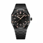 Audemars Piguet 77350CE.OO.1266CE.03.A Royal Oak Black Dial Black Ceramic Bracelet