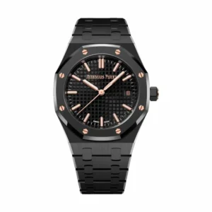 Audemars Piguet 77350CE.OO.1266CE.03.A Royal Oak Black Dial Black Ceramic Bracelet