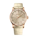 Audemars Piguet 77410OR.OO.A825CR.01 Code 11.59 Ivory Dial Beige Alligator Strap Watch