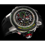 Chronograph Automatic Black Dial Men's Watch RM39-01